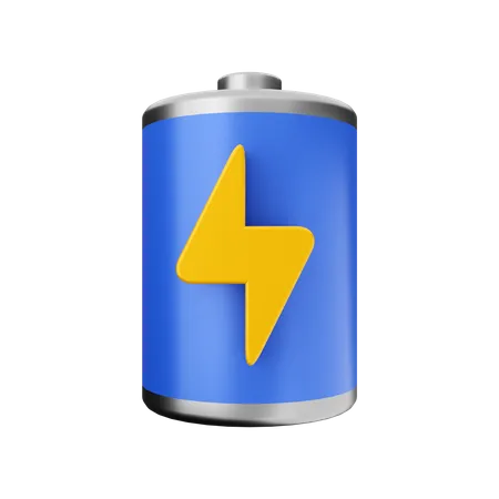 Battery Electricity  3D Illustration