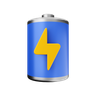 battery power 3d logos