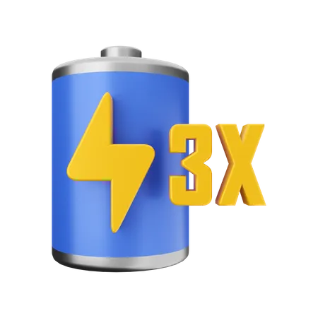 3 D Battery Icon Illustration 3D Illustration