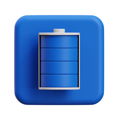Battery Full  3D Icon
