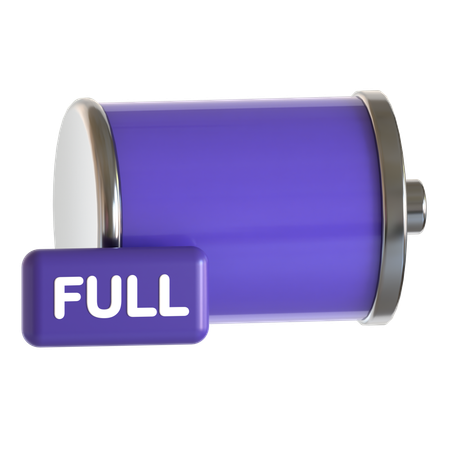 Battery Full  3D Icon