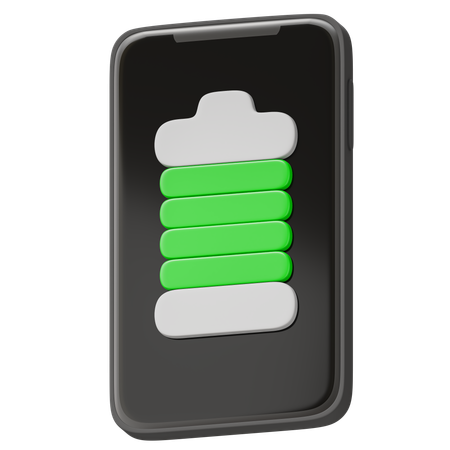 Battery Full  3D Icon