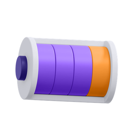 Battery Full  3D Icon