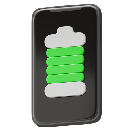 Battery Full  3D Icon
