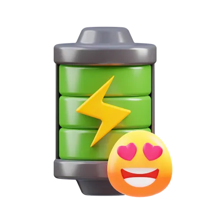 Battery Full  3D Icon