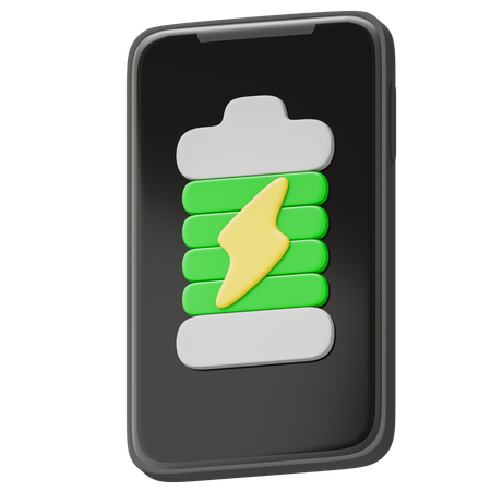 Battery Full Charging  3D Icon