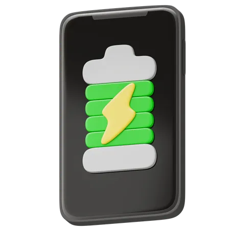 Battery Full Charging  3D Icon