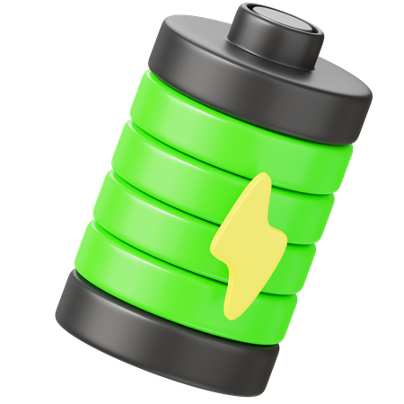 Battery Full Charging  3D Icon