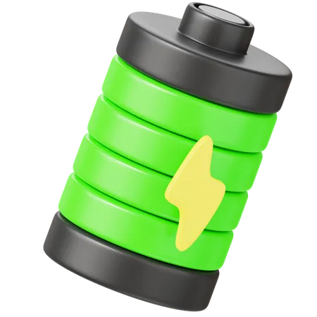 Battery Full Charging  3D Icon