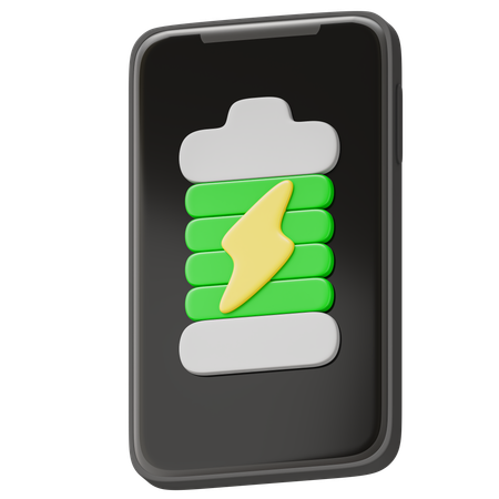 Battery Full Charging  3D Icon