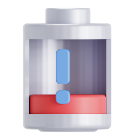 Battery low  3D Icon