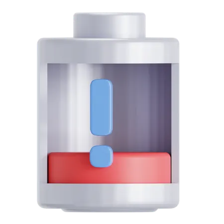 Battery low  3D Icon