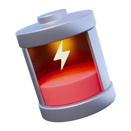 Battery Low  3D Icon