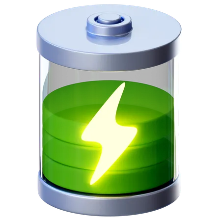 Battery Power  3D Icon