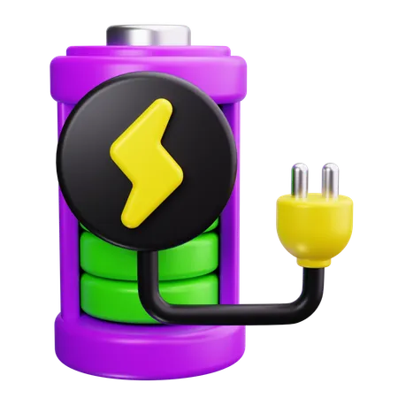 Battery Recharge  3D Icon