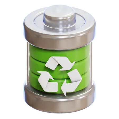 Battery Recycle  3D Icon