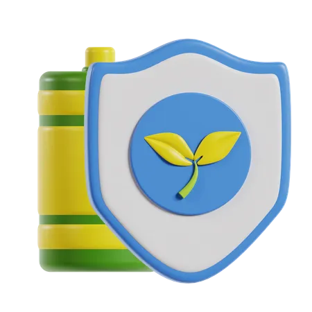 Battery Security  3D Icon
