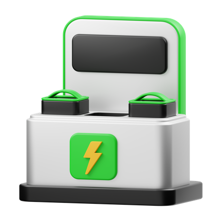 Battery Swap  3D Icon