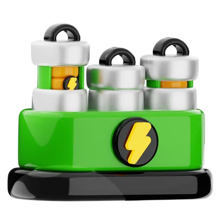 Battery Swap  3D Icon