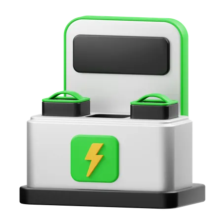Battery Swap  3D Icon