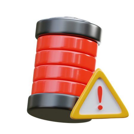Battery Warning  3D Icon