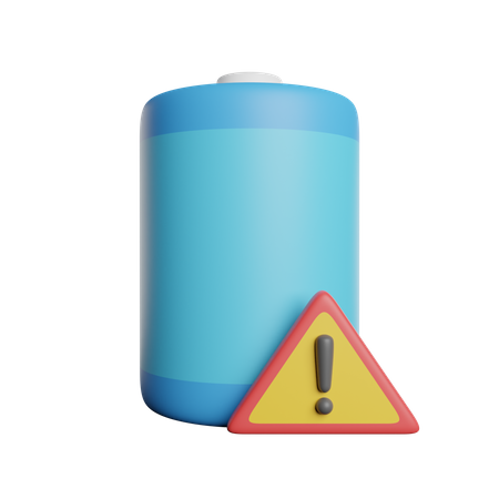 Battery Warning  3D Icon