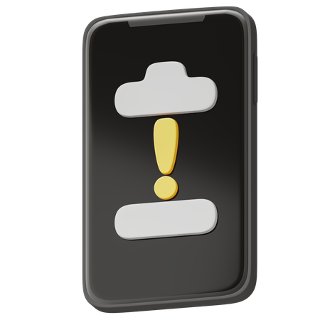 Battery Warning  3D Icon