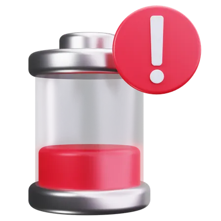 Battery Warning  3D Icon