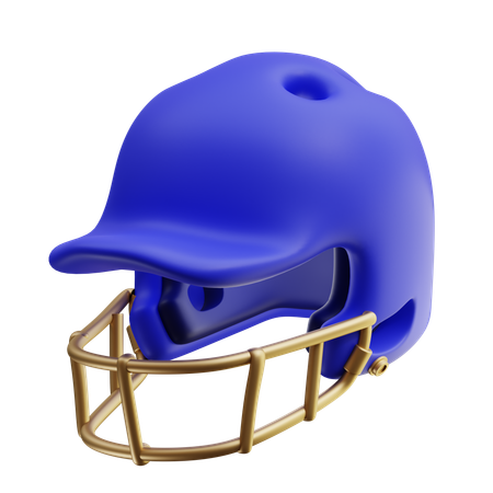 Batting Helmets Faceguard  3D Icon