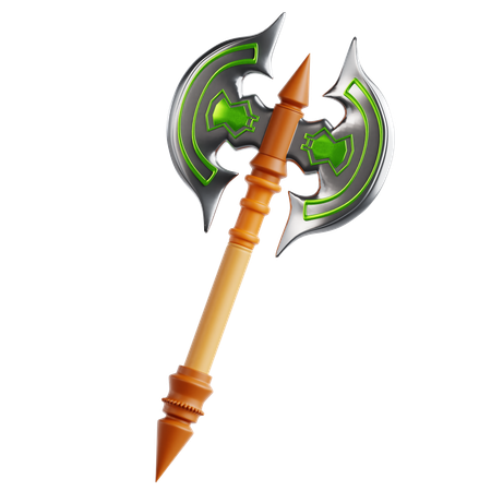 Battle Axe  3D Icon