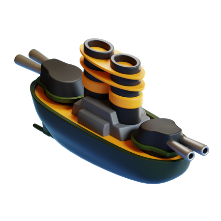 BATTLE SHIP  3D Icon