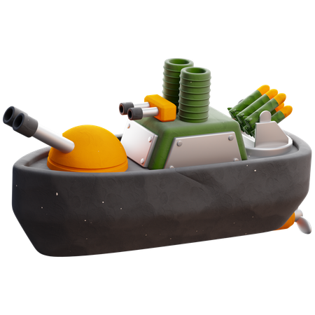 Battle Ship  3D Icon