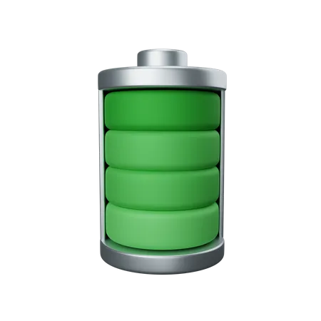 3 D Rendering Battery Isolated Useful For User Interface Apps And Web Design Illustration 3D Icon