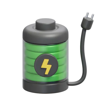 Batterie en charge  3D Icon