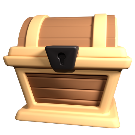 Baú de tesouro  3D Icon