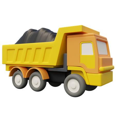 Bau-LKW  3D Icon