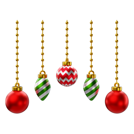 Baubles Balls  3D Icon