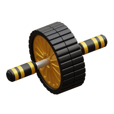 Bauchmuskeltrainer  3D Icon