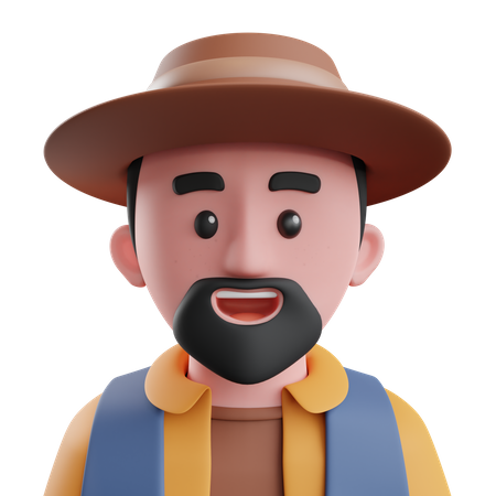 Bauer  3D Icon