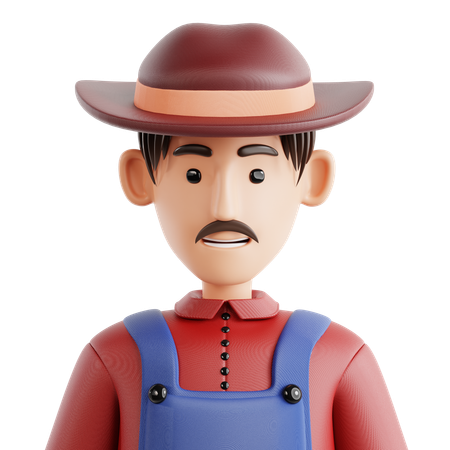 Bauer-Avatar  3D Icon