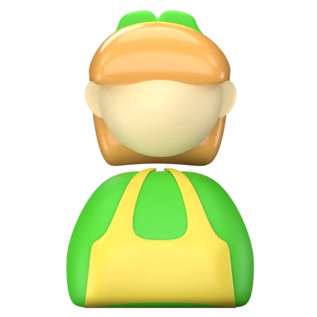 Bäuerin  3D Icon