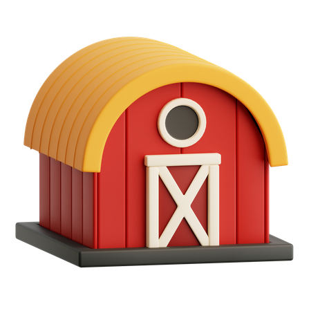 Bauernhof  3D Icon