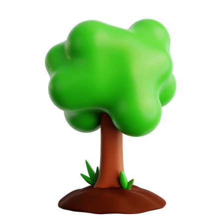 Bauernhof Baum  3D Icon