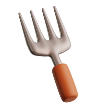 Bauernhof Gabel  3D Icon