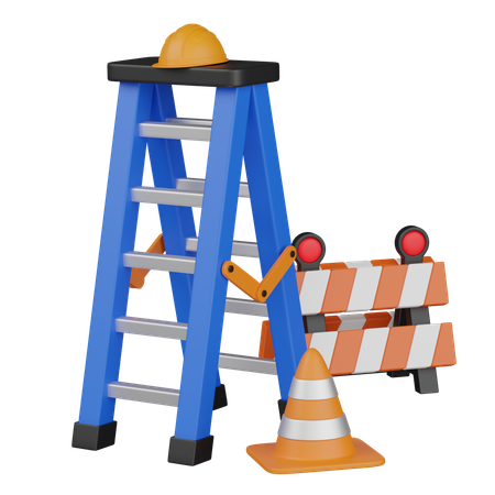 Baustelle  3D Icon