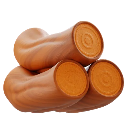 Holz  3D Icon