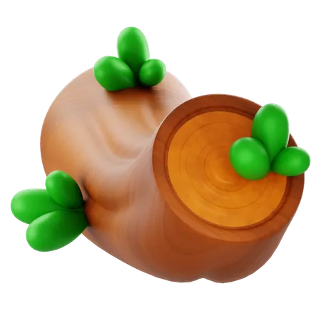 Holz  3D Icon