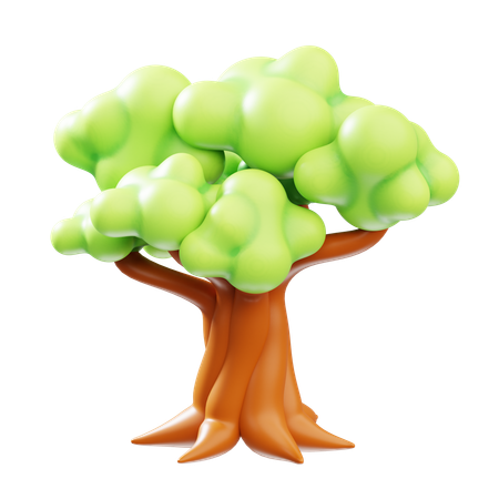 Baum  3D Icon