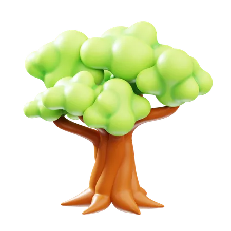 Baum  3D Icon