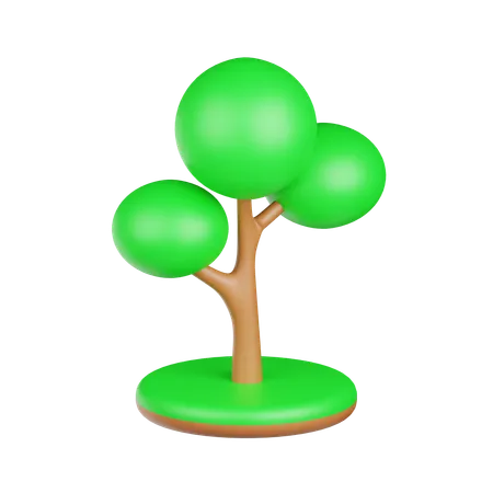 Baum  3D Icon